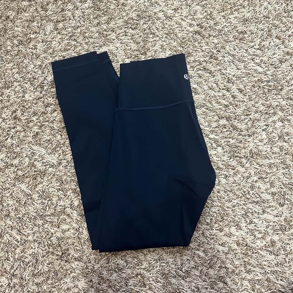 Lululemon Wunder Under Luxtreme 25” leggings Navy Blue 6